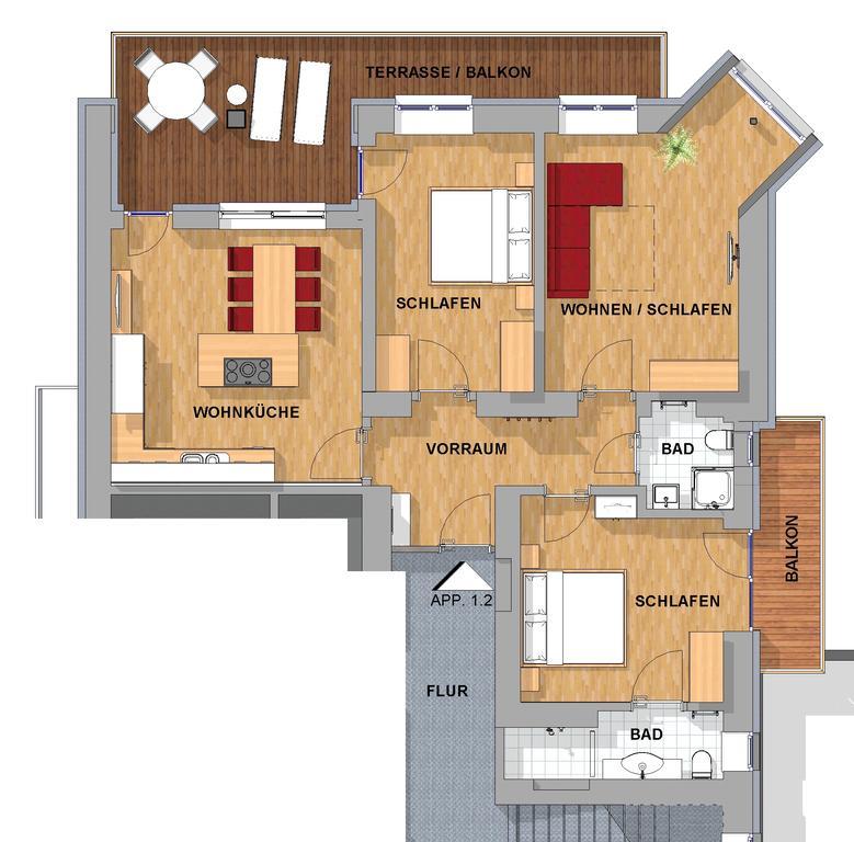 Appartements Schwaighofer Kössen Habitación foto